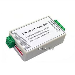 1PCS 3CH DMX Dimmer Controller DMX512 Decoder voor LED-lichtbalkmodule Strip WS-DMX-XB22-3CH