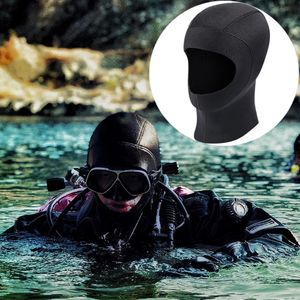 1pcs 3 mm néoprène mens femme chapeau noir combinaison de plongée casqueur hiver stretch stretf kayak bodyboard se maillot de bain calice 240403