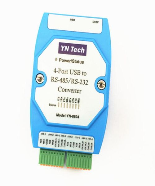 1 pièces 4 ports USB vers RS485 RS232 convertisseur 4 adaptateur de port COM série FT42322297785