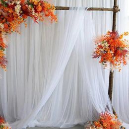 1pcs 48cmx10m Mariage fil tulle roule