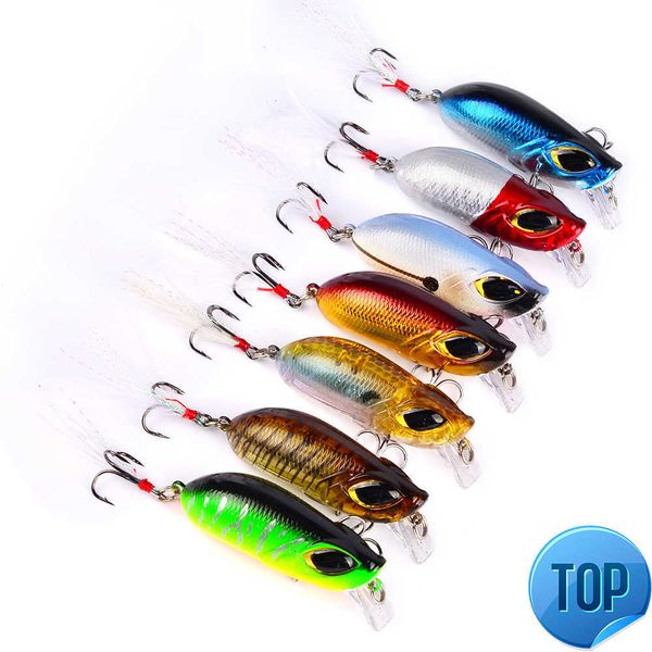 1 pièces 5.5cm8.2g leurres de pêche durs naufrage Jerkbait VIB Rattlin crochet Wobblers plongée profonde naufrage mer océan appâts en plastique artificiels