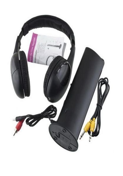 1 pièces 5 en 1 DJ Gaming HiFi casque sans fil écouteur casque FM Radio moniteur MP3 PC TV téléphones mobiles casque 2764571