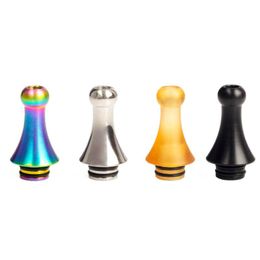 1 stks 510 Drip Tip Stro Gezamenlijke Metalen POM PEI Mondstuk voor Tank Accessoires