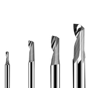 1pcs 5A 3.175/4/5/6/8 mm Cutters de fresado de una sola flauta para herramientas de aluminio CNC Paneles compuestos de aluminio sólido Carbida Woodworking