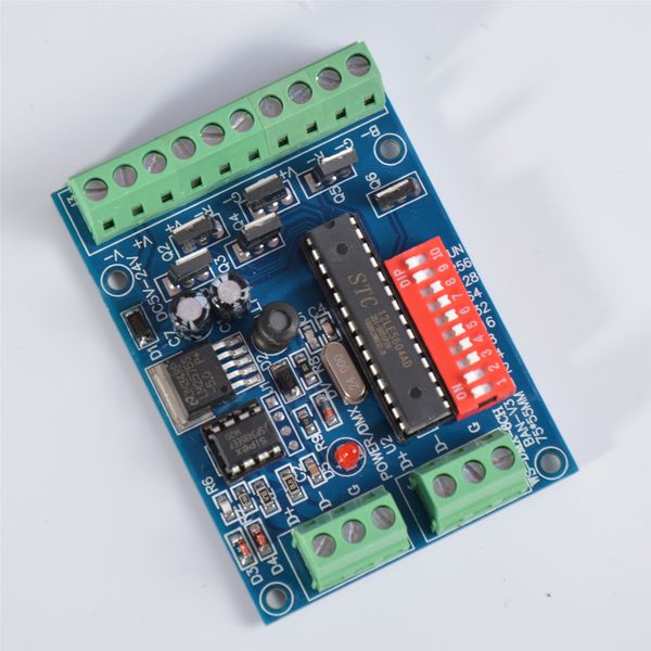 1pcs 6ch controlador rgb led dmx512 decodificador para módulo de tira nó de despejo 5-24v WS-DMX-6CH-BAN-V3
