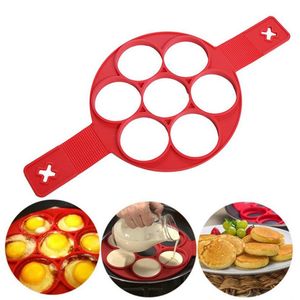 1 stks 7 / 4Gede Siliconen Ronde Hart Pannenkoek Maker NonStick Cooker Omelet Schimmel Egg Ring Koken Tool Keuken Gadgets