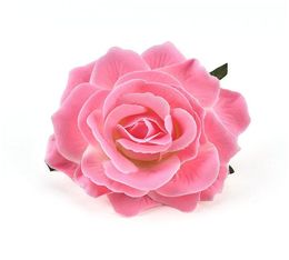 1 pcs 9 cm Têtes De Fleurs En Soie Artificielles Pour La Décoration De Mariage Blanc Rose Couronne De Bricolage Boîte Cadeau Scrapbooking Artisanat Faux Flo jllarR3814880