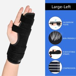 1pcs Verstelbare Compressie Vinger Houder Protector Brace Sport Pols Duimen Handen Artritis Spalk Ondersteuning Beschermende Guard 240112