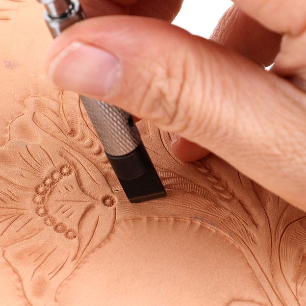 1PCS Couteau en cuir réglable couteau bricolage manuel de travail en cuir outils de sculpture en cuir coupé lame pivotante outil