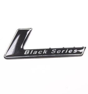 Emblème autocollant série noire en aluminium, 1 pièce, pour voiture automobile W204 W203 W211 W207 W219, badge AMG 9908721