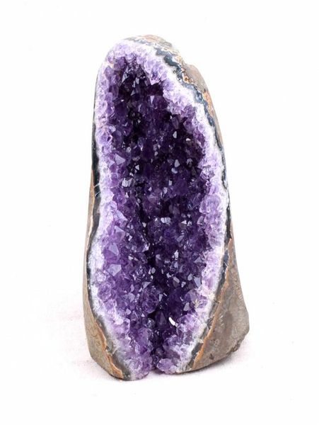 1pcs Amethyst Cluster Geode Quartz Uruary Top Quality Purple Purple Amethyst Grande Amethyst Crystal Geode Cluster Decor T20071435172