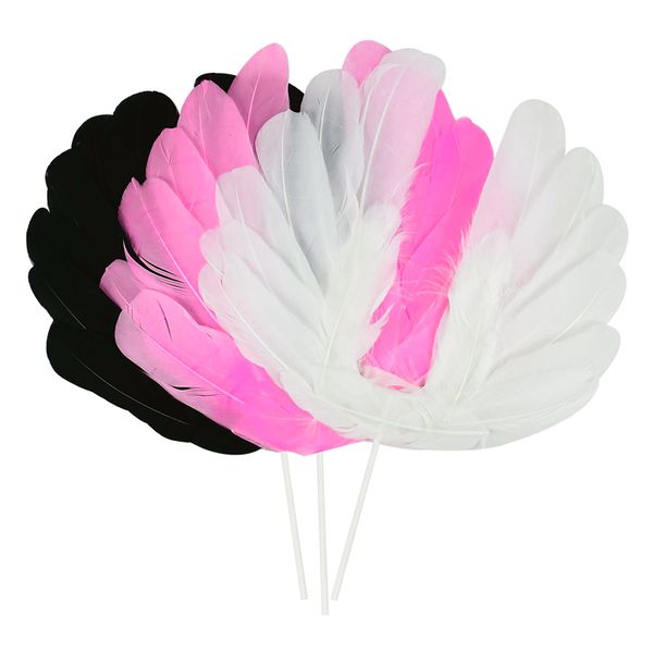 1pcs Angel Wing Feather Cake Topper lindo muñeca Topcake para casa de cumpleaños casada Decoración de pasteles de flamenco regalo de baby shower