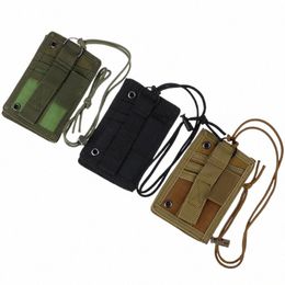 1PCS Army Fan Tactical Id Card Case Patch Carte Holder Neck Necyard and Credit Card Organizer Hot Vale C2TG #