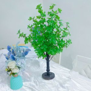 Arbre à souhaits vert artificiel, 1 pièce, plante d'aménagement paysager, empotage pour la maison, ornement de Table, fête de vacances, mariage, décoration DIY