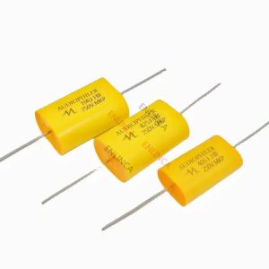 1PCS Condensateur audio MKP Diviseur de fréquence Crossover HiFi Fever Condensateurs électrolytiques non-polarité 250V 1UF 1.5uf 1.8uf 2.2uf