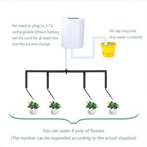 1 STKS Automatische Waterbouwmachine Tuin Apparatuur Plant Druppel Irrigatie Tool Intelligente Waterpomp Sprinkler Systeem Controller 210622