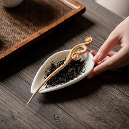 1pcs Bamboo Tea Needle Six Messieurs Kung Fu Tea Set Tea Lotus Accessori Puerde