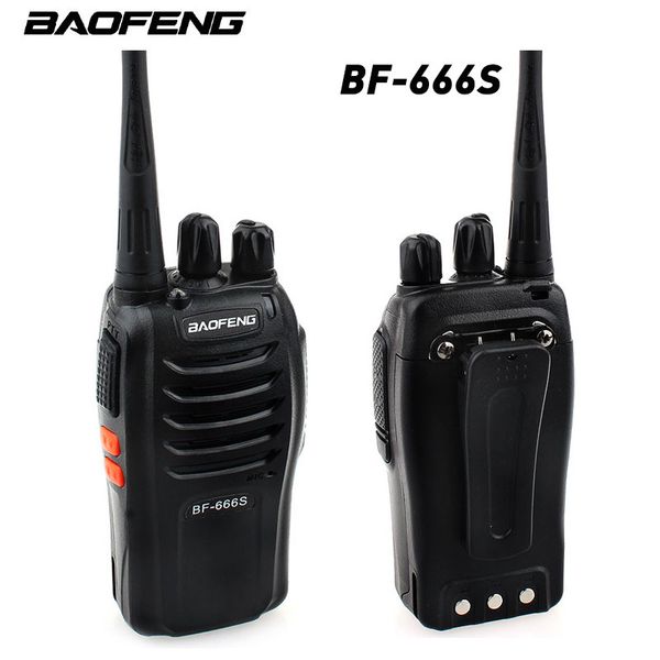 1 pièces Baofeng BF-666S talkie-walkie Portable Radio 16CH UHF 400 - 470MHz 5W Comunicador émetteur-récepteur émetteur-récepteur