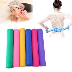 1 pièces beauté peau exfoliant tissu gant de toilette japonais corps lavage serviette nylon serviette de bain peau polissage serviette