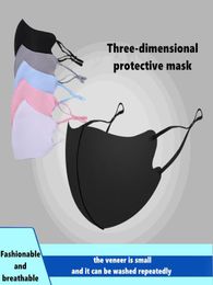 1 Uds. Máscara de boca negra máscara de protección facial máscara de tela para mujeres y hombres máscaras de conducto mascarillas Drop Halloween Cosplay4834680