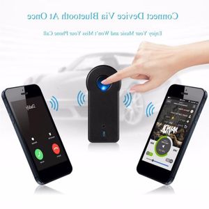 Freeshipping 1 stks Bluetooth Muziek Audio Stereo Adapter Ontvanger voor Auto AUX IN Home Speaker MP3 Hot Koop en Wereldwijde Groothandel Gqosf