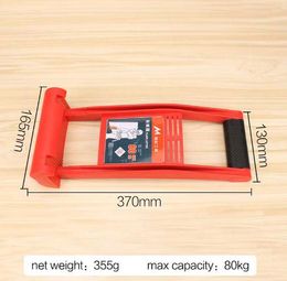 Gratis verzending 1 stks Gloednieuwe Duurzame ABS Plastic Easy-to-Carry Plate Wood Glass Hand Lifter (Max Loading Capacity 80kg)