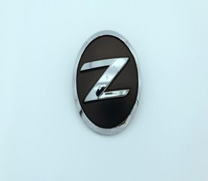 1 stks Auto Chrome Badge Emblem Z voor Fairlady 350Z 350ZX 300ZX Z33 Z32 3D Logo Black3894670