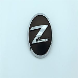 1 stks Auto Chrome Badge Embleem Z voor Fairlady 350Z 350ZX 300ZX Z33 Z32 3D Logo Black246y