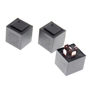 1 stcs auto estafette DC 12V 24V 80A 4PINS 5PINS Auto waterdichte auto -relais 80 amp High Power Relay Black Groothandel dropshipping