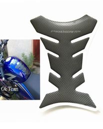 1 stks Koolstofvezel Tank Pad Tankpad Protector Sticker Voor Motorfiets Universele Visgraat 5024133