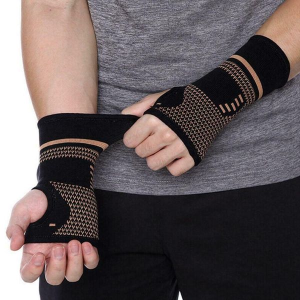 1 pièces attelles de poignet du canal carpien orthèse de soutien pour l'arthrite tendinite nuit sommeil respirant maille Bandage poignet Protecto