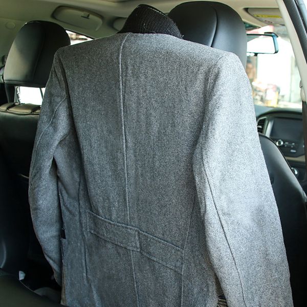 1 pièces Chrome métal siège de voiture appui-tête porte-manteau veste costume cintre 50cm273G