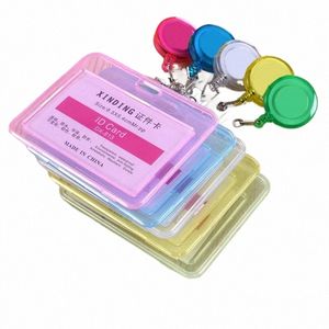 1pcs clair protéger les cartes de crédit protecteur de carte titulaire de la carte étanche transparent porte-carte en plastique porte-cartes d'identité housse f76y #