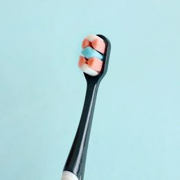 1pcs couleur fleur tête nano brosse à dents indépendante maternité en boîte Brosse à dents de confinement