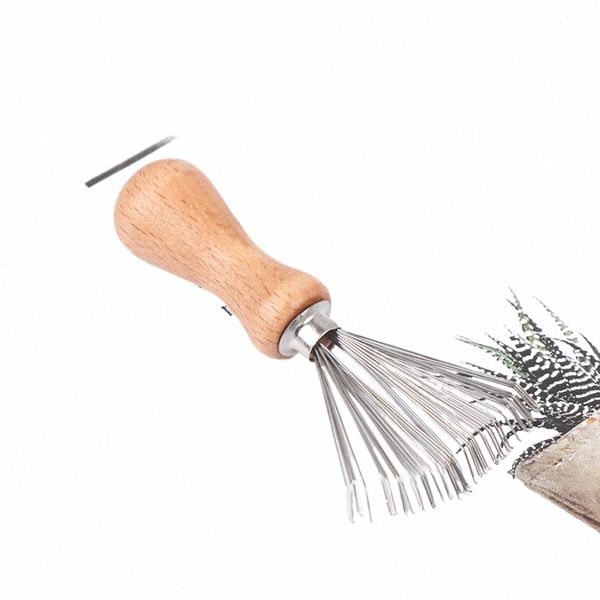 1pcs peigne décapant nettoyant griffe de nettoyage outils de brosse à cheveux outils de maquillage de saleté de cheveux T7Oc #