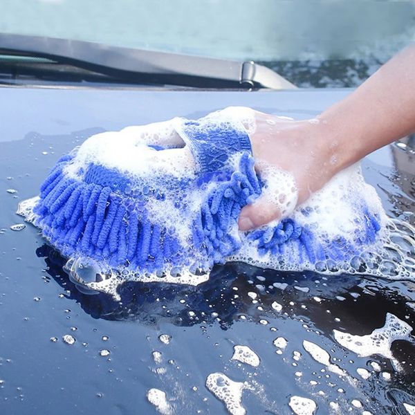 1 PPCS Coral Sponge Car Washer Cuidado de limpieza Detalles de los pinceles de lavado de guantes automáticos Suministros 240415