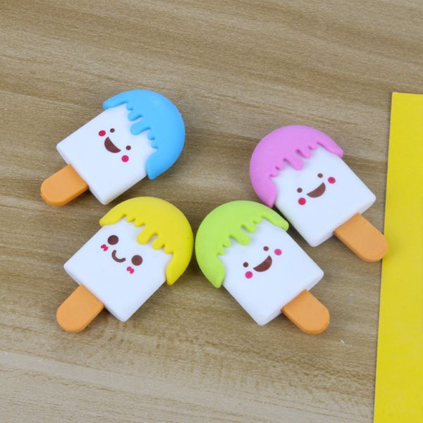 1pcs créatif glacée crayon crayon gâchable Eraser Apprenez la papeterie pour les enfants idées de cadeaux pour enfants Supplies de maternelle