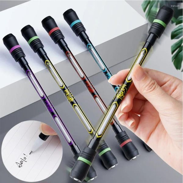 Stylo rotatif anti-anxiété créatif, 1 pièce, jouet Spinner pour adultes et enfants, stylos à Gel rhétant, fournitures d'écriture pour étudiants, papeterie scolaire