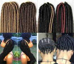 1pcs Crochet Traids Soft Faux Locs Crochet Hair Synthetic Braiding Hair Bomba Dreadlocks Faux Locs Soul 18inch Goddess Locs2113920