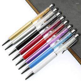 1 stcs Crystal Ballpoint Pen Multifunctionele Touch Gel Ink Roller Ball Stationery Ball-Point 0,5 mm druppel