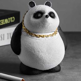 1 stks schattige cartoon panda creatief asbak huishouden woonkamer persoonlijkheid mode trend anti-fly as asbak