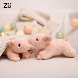 1pcs mignon petit cochon 8 Miyoni peluche jouet Kawaii peluche animal cochon doux poupée bébé jouer sommeil compagnon cadeau pour fille garçon 20 cm 240321