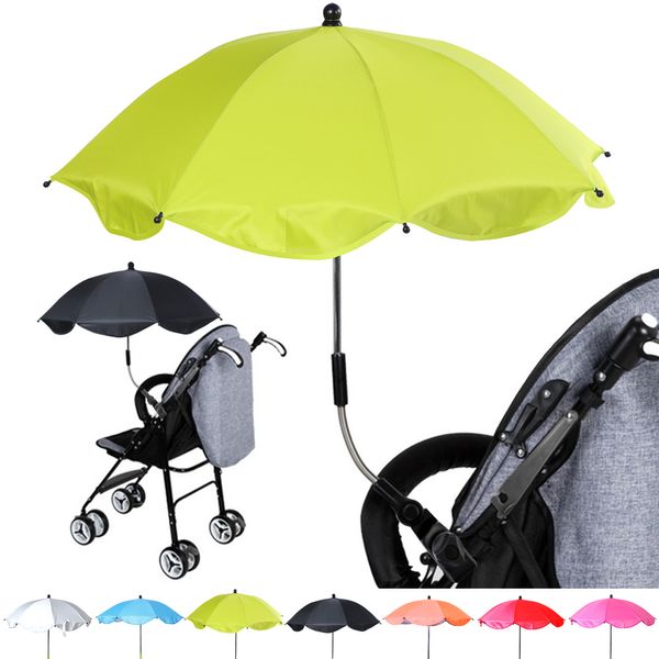 1 unids Pastelero desmontable Paraguas Ajustable Baby PRAM PUSHCHAIR CUBRADA UV SUN SHADE PARASOL TRAW TERMETER Herramienta al aire libre 201112