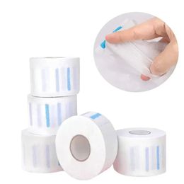 1 PPC Papel de peluquería desechable Papel Película Pedido para el cabello roto Cortado Cuidado Estilista Estilista Protector del salón Absorbe el tejido de transpiración