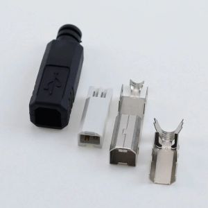 1pcs DIY Male Imprimante Port Assemblage Adaptateur Connecteur USB 2,0 Type B 2 Pin DIY PLIG DE SOUDER