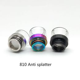 1 stks Drip Tip 810 Universele Stro Joint Anti Splatter Rvs Glazen Tank Accessoire