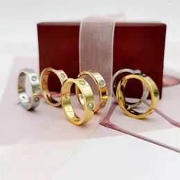 1 Uds. Anillo de amante de acero inoxidable con envío directo, anillos de joyería para mujer, anillos de promesa de boda para hombre, regalo para mujer 264d