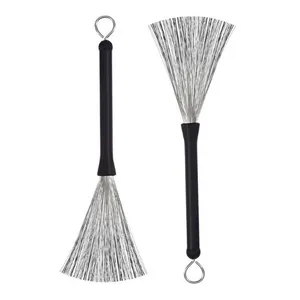 1pcs Drum Accessories Drum Brushes Drumstick Retractable Handles Brushes for Jazz Rock