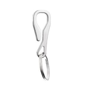 1 stks EDC multifunctionele tool Outdoor Carabiner Hook roestvrij staal sleutelhanger sleutelring ring klem geldclip camping accessoires