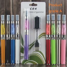1pcs eGo ce4 vape stylo kit de démarrage ego-t batterie ce4 cigarette électronique blister 650/900/1100mah e cig stylos OEM shenzhen usine A